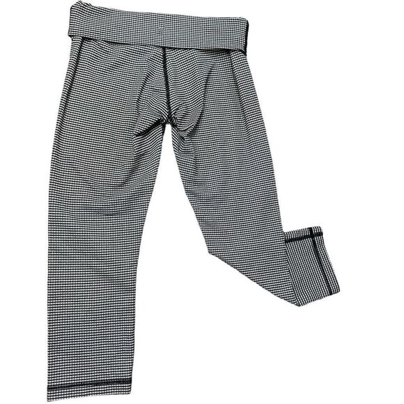Lululemon Women's Wunder Under Crop II (Roll Down) Gingham Luon Leggings Size 6 - Picture 6 of 10